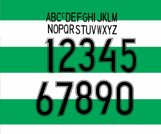 Celtic 2006-2008 Home Football Nameset shirt Choose Name and 2 Numbers