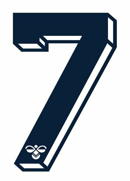 Load image into Gallery viewer, Hummel 1987-1990  Number Navy for Football Shirt Nameset inc Spurs
