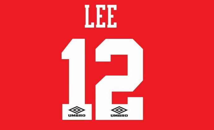 Lee #12 Nottingham Forest 1994-1995 Home Football Nameset for shirt