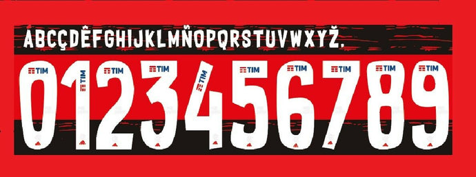 Flamengo 2019-2020 Home Football Nameset for shirt Any Name & Number