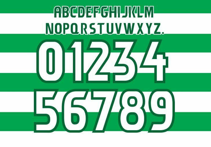 Celtic 1997-1999 Home Football Nameset shirt Choose Name and 2 Numbers