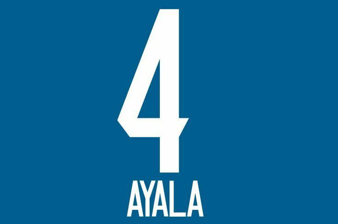 Ayala #4 Tigres UANL 2016-2017 Away Football Nameset for shirt