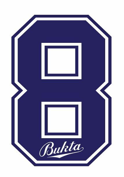 Load image into Gallery viewer, Bukta 1989-1992 Number Navy for Football Shirt Nameset
