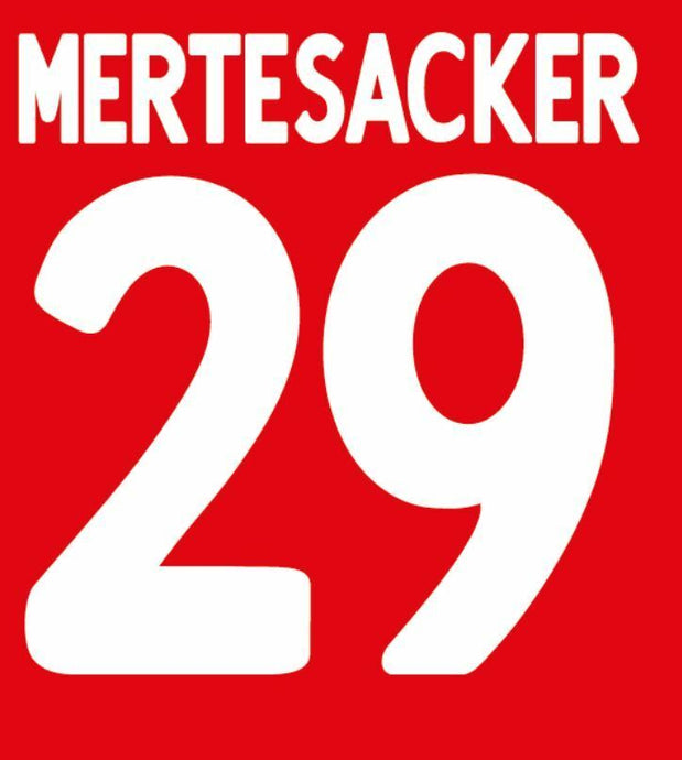 Mertesacker #29 Hannover 2003-2004 Home Football Nameset for shirt