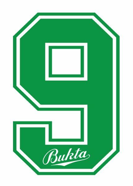 Bukta 1989-1992 Number Green for Football Shirt Nameset