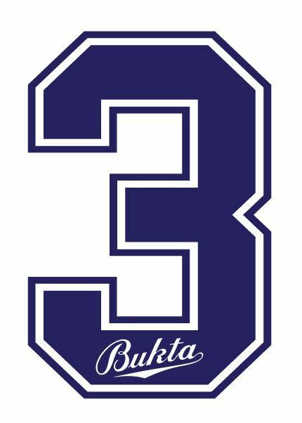 Load image into Gallery viewer, Bukta 1989-1992 Number Navy for Football Shirt Nameset
