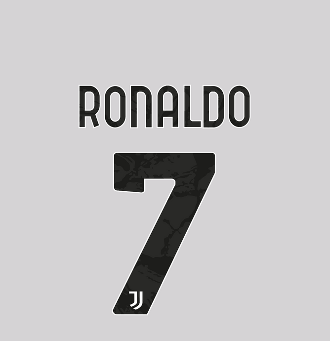 Ronaldo 2020-2021 Juventus  Home Football Nameset for shirt