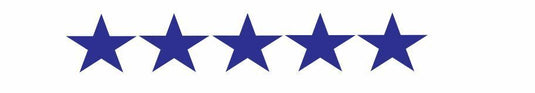 5 x 35mm Stars Logo Patch for Football Shirt Retro Choose Colour Personalise