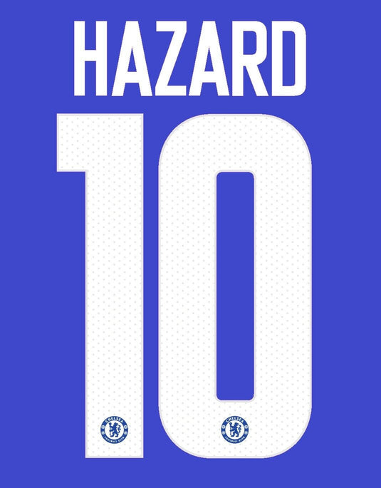 Hazard 10 2018-2019 Home CFC Chelsea Football Nameset for shirt