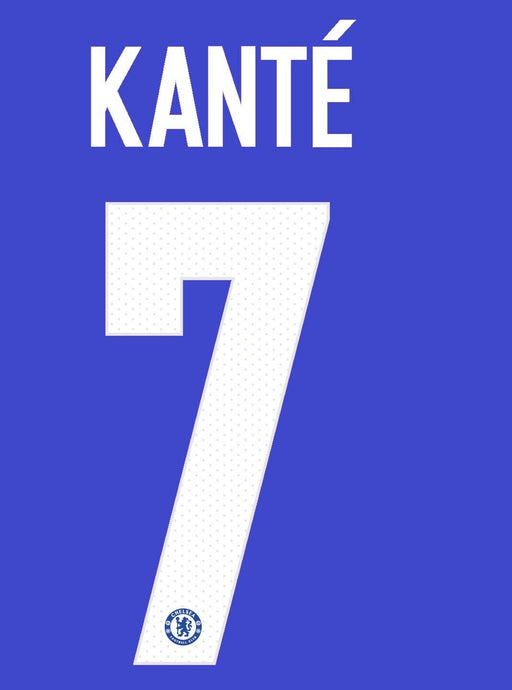 Kante 7 2018-2019 Home CFC Chelsea Football Nameset for shirt