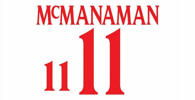 Load image into Gallery viewer, McManaman #11 England Euro 2000 Home &amp; Away Football Nameset shirt
