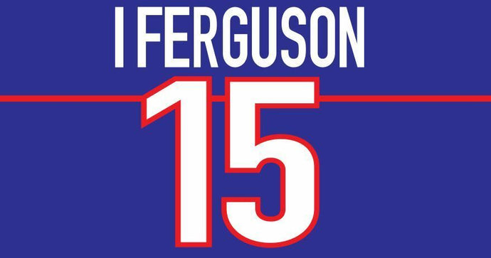 I Ferguson #15 Rangers 1999 Scottish Cup Final Home Football Nameset for Shirt