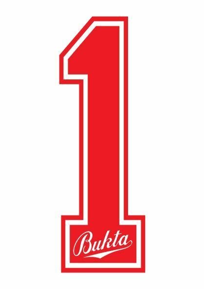 Load image into Gallery viewer, Bukta 1989-1992 Number Red for Football Shirt Nameset inc Wolves Watford
