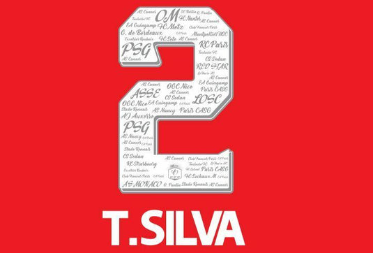 T Silva 2 PSG Coupe De France Final 100 Year Anniversary Football Nameset shirt