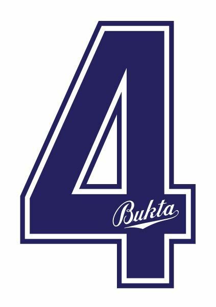 Load image into Gallery viewer, Bukta 1989-1992 Number Navy for Football Shirt Nameset
