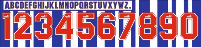 Sheffield Wednesday 1994-1995 Home Football Shirt Nameset Any Name & Number