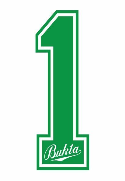 Bukta 1989-1992 Number Green for Football Shirt Nameset