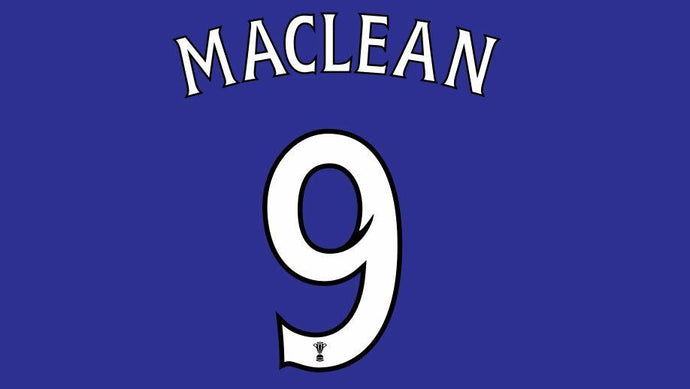 Maclean #9 St Johnstone Scottish Cup Final 2014 Football Nameset for shirt
