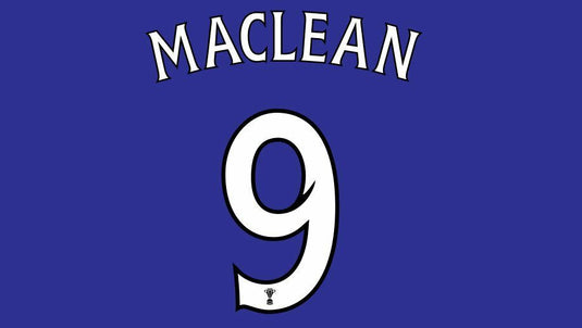 Maclean #9 St Johnstone Scottish Cup Final 2014 Football Nameset for shirt