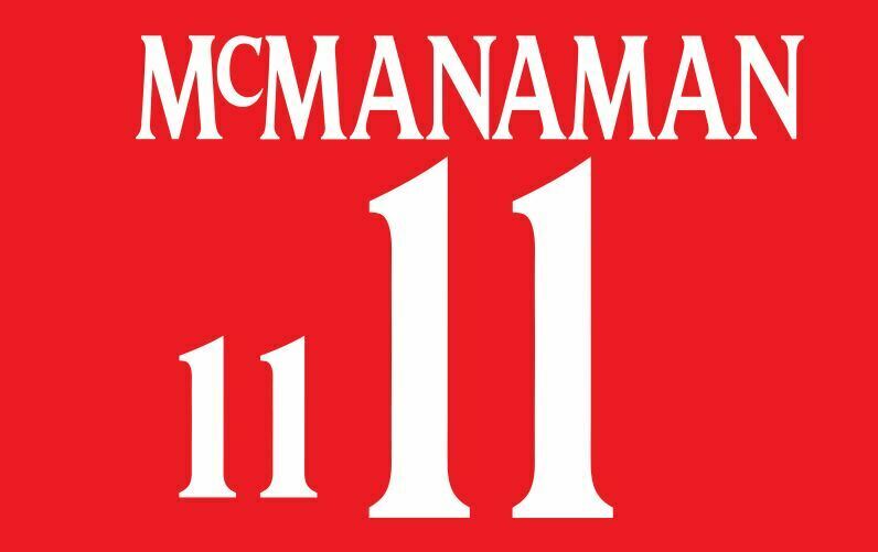 Load image into Gallery viewer, McManaman #11 England Euro 2000 Home &amp; Away Football Nameset shirt
