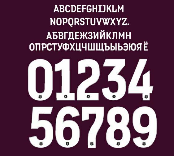 Load image into Gallery viewer, Russian Premier League 2018 Football Nameset shirt locomotiv spartak zenit

