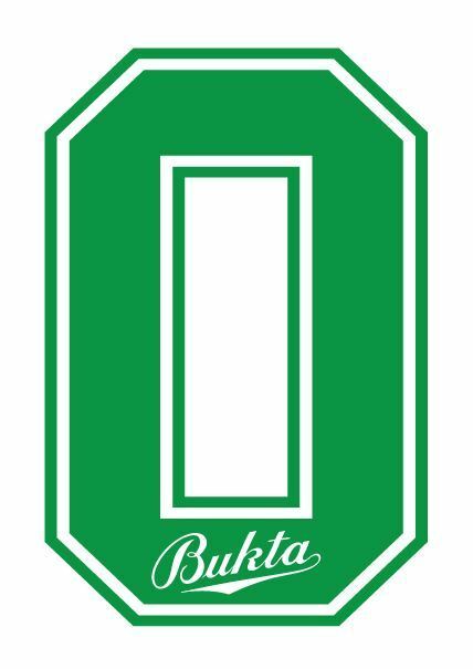 Bukta 1989-1992 Number Green for Football Shirt Nameset