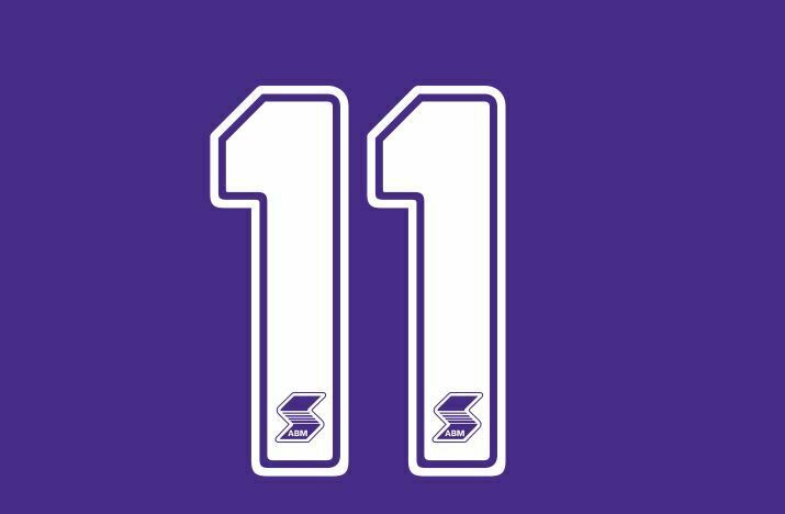 Load image into Gallery viewer, Fiorentina 1990-1991 Home ABM Number Football Shirt Nameset Choose Ur Number
