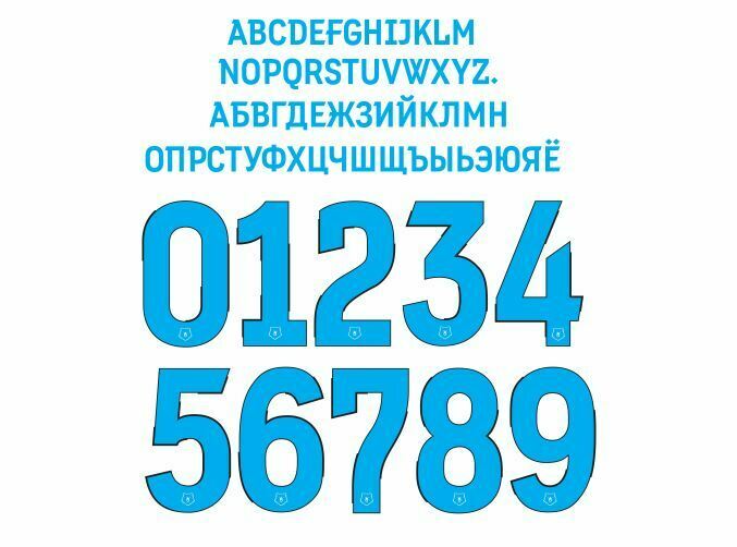 Load image into Gallery viewer, Russian Premier League 2018 Football Nameset shirt locomotiv spartak zenit
