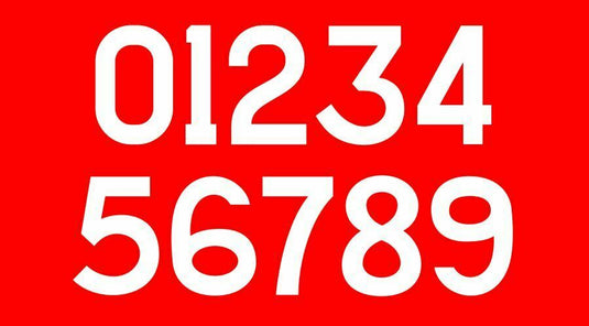 Liverpool 1980-1985 Home Flock Number Choose Your Own Football Shirt Nameset