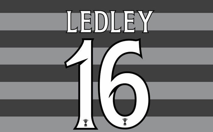 Ledley #16 Celtic Scottish Cup Final 2013 Football Nameset for shirt