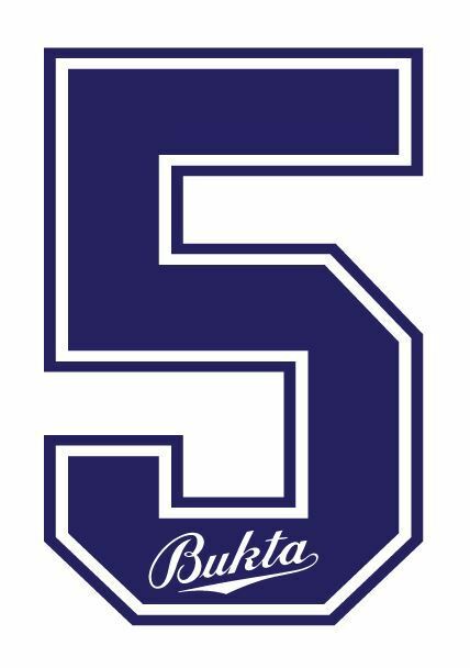 Load image into Gallery viewer, Bukta 1989-1992 Number Navy for Football Shirt Nameset

