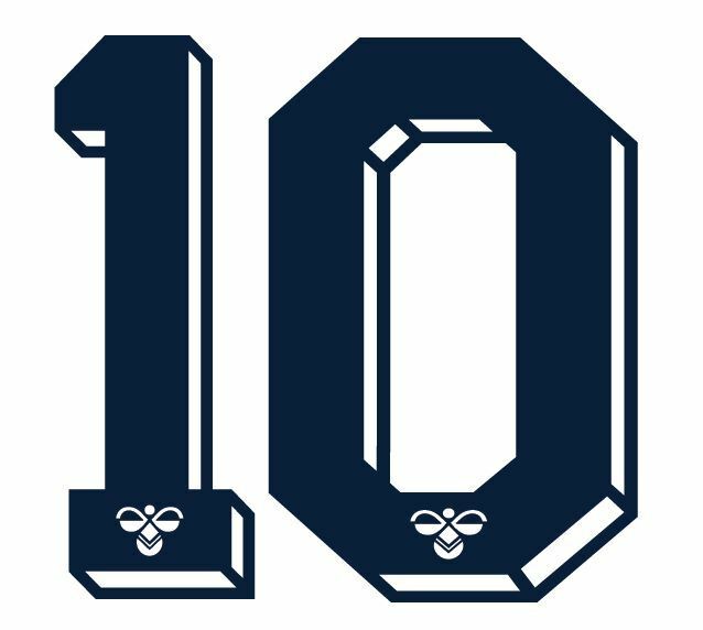 Load image into Gallery viewer, Hummel 1987-1990  Number Navy for Football Shirt Nameset inc Spurs
