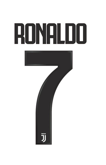 Ronaldo Juventus 2018-2019 Home Football Nameset for shirt