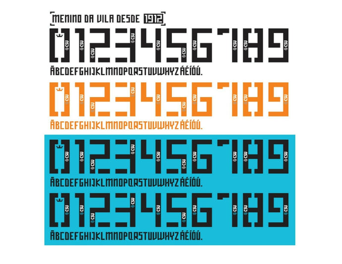 Santos 2012-2013 Home/Away Football Nameset Build Your Own Name and Numbers