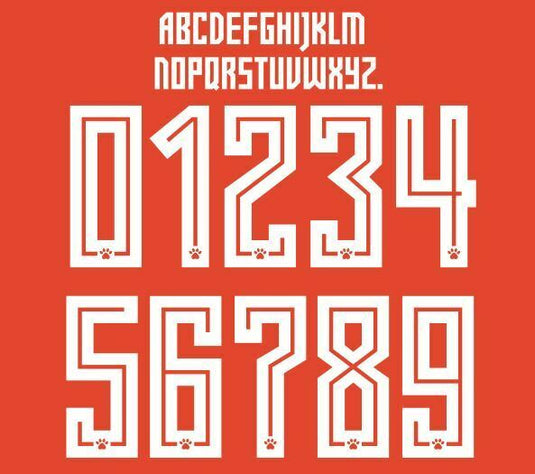 Chinese League One 2018-2019 Build Your Own Football Shirt Nameset Shanghai