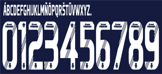 Universidad De Chile 2019-2020 Home Football Nameset for shirt Any Name & Number