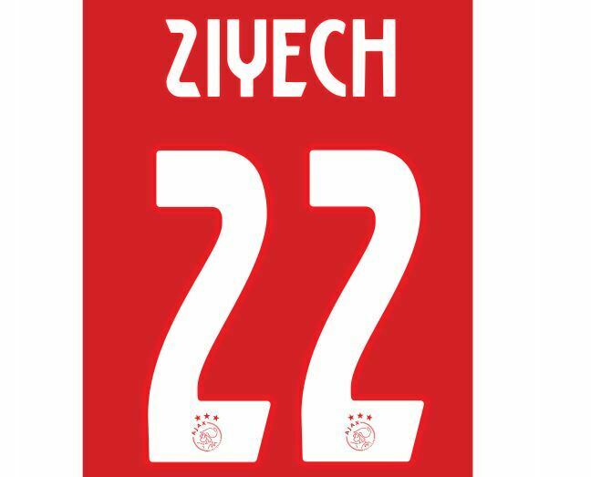 Laden Sie das Bild in Galerie -Viewer, Ajax 2018-2019 Home Football Shirt Nameset Choose a Player or Your Own
