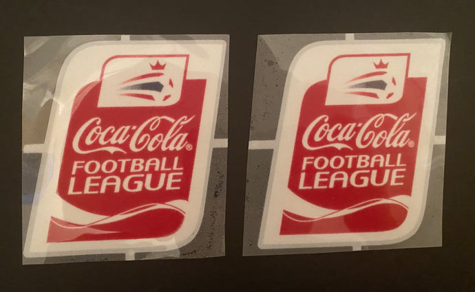Coca Cola 2005-2010 Football League Football Shirt Sleeve Patches Badges