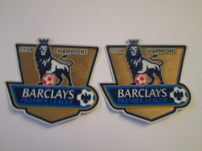 2007-2008 Premier League Champions Patch for Football Shirt