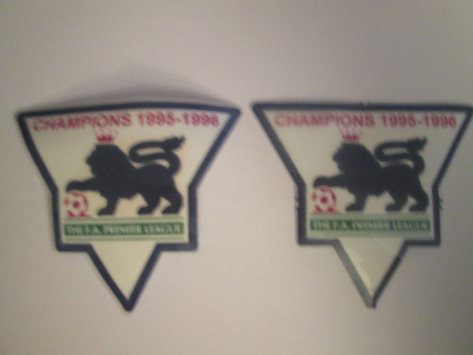 Champions 1995-1996 English Premier League Patches for Football Shirt