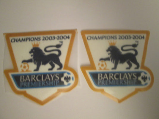 Champions 2003-2004 English Premier League Patches for Football Shirt