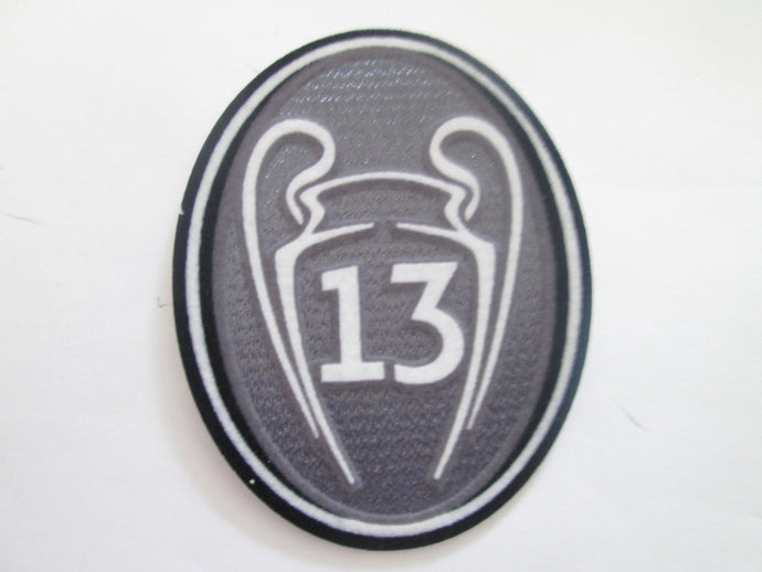 13 times winners x Real Madrid Champions League Patch For Football Shirt