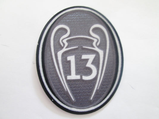 13 times winners x Real Madrid Champions League Patch For Football Shirt