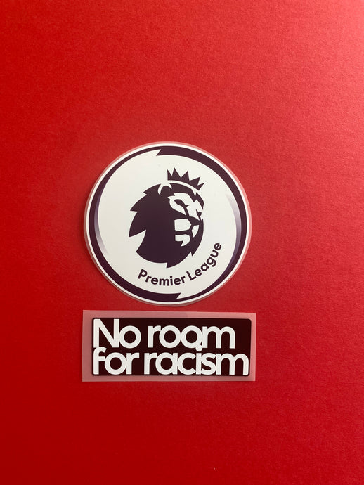 Premier League 2019-2023 & No Room For Racism Sleeve Patch for Football Shirt