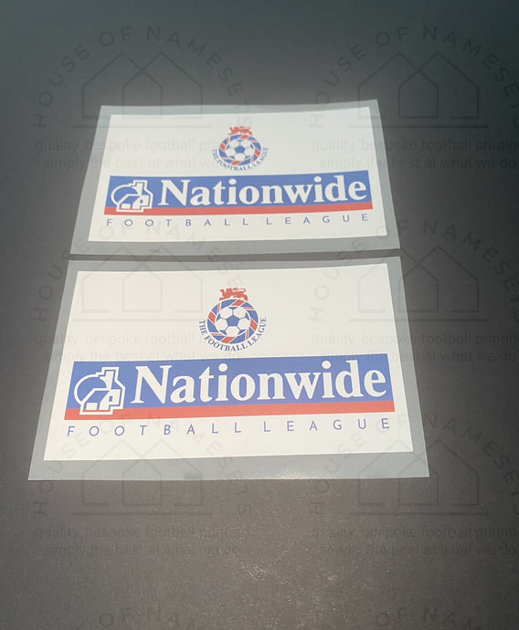nationwide football league sleeve patches badge patch football shirt 2000 2001
