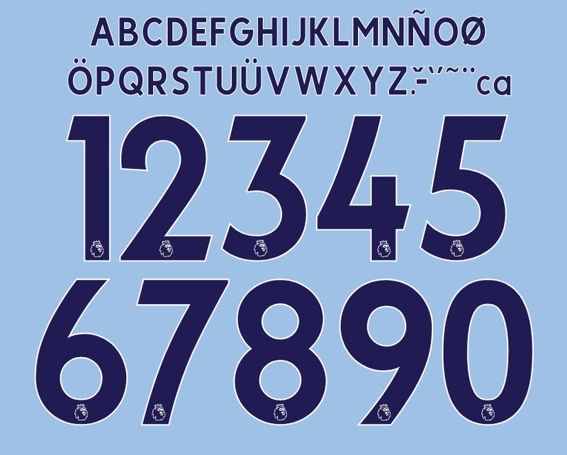 Chargez l&#39;image dans la visionneuse de la galerie, Premier League EPL 2017-2023 Nameset for KIDS Football Shirt Choose Colour, Name &amp; Number

