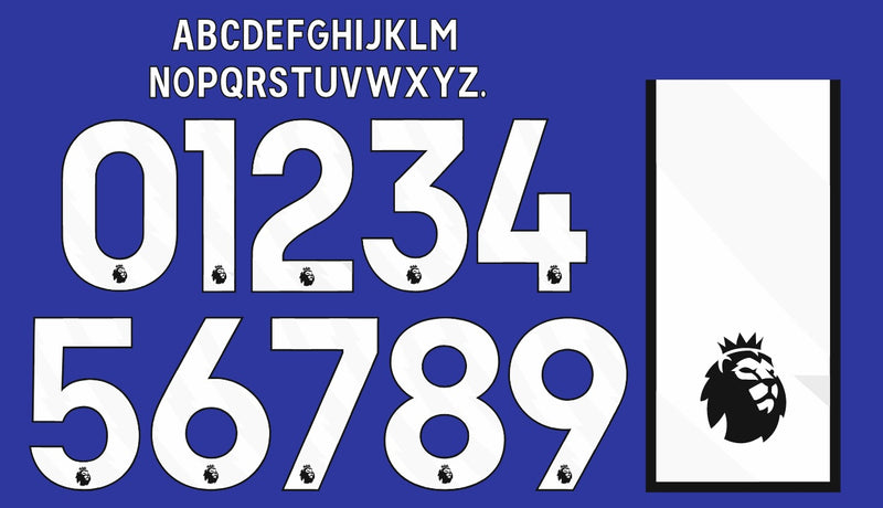 Chargez l&#39;image dans la visionneuse de la galerie, Premier League EPL KIDS 2023-2024 Nameset for Football Shirt Any Name &amp; Number
