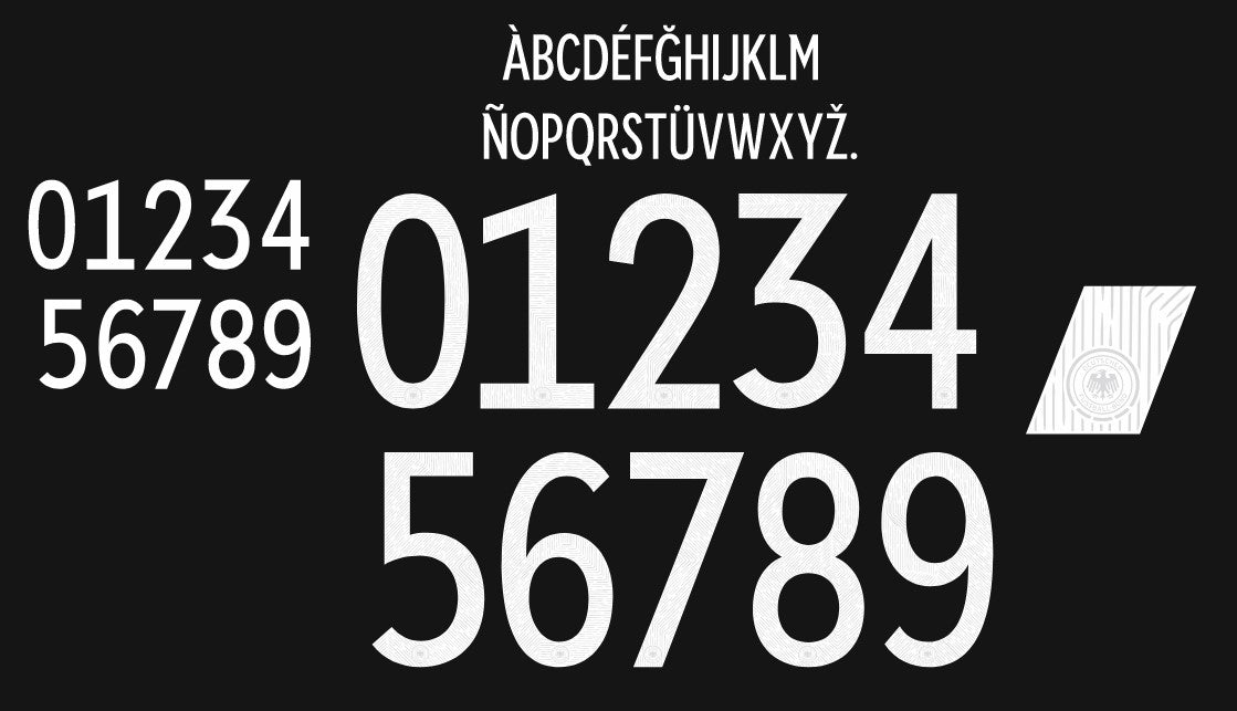 Germany Euro 2020 2021 Away Nameset for Football Shirt Any Name & Numb ...