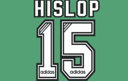 No 15 Hislop 1995-1997 Newcastle Adidas Home Classic Football Nameset