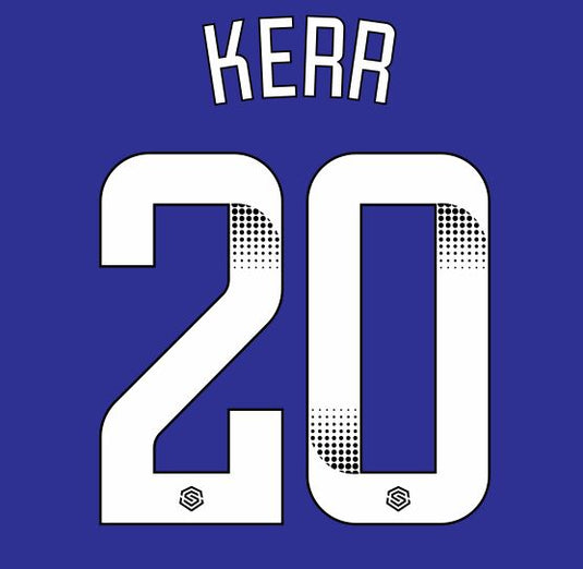 Kerr #20 Chelsea 2020-2022 Home Football Nameset shirt